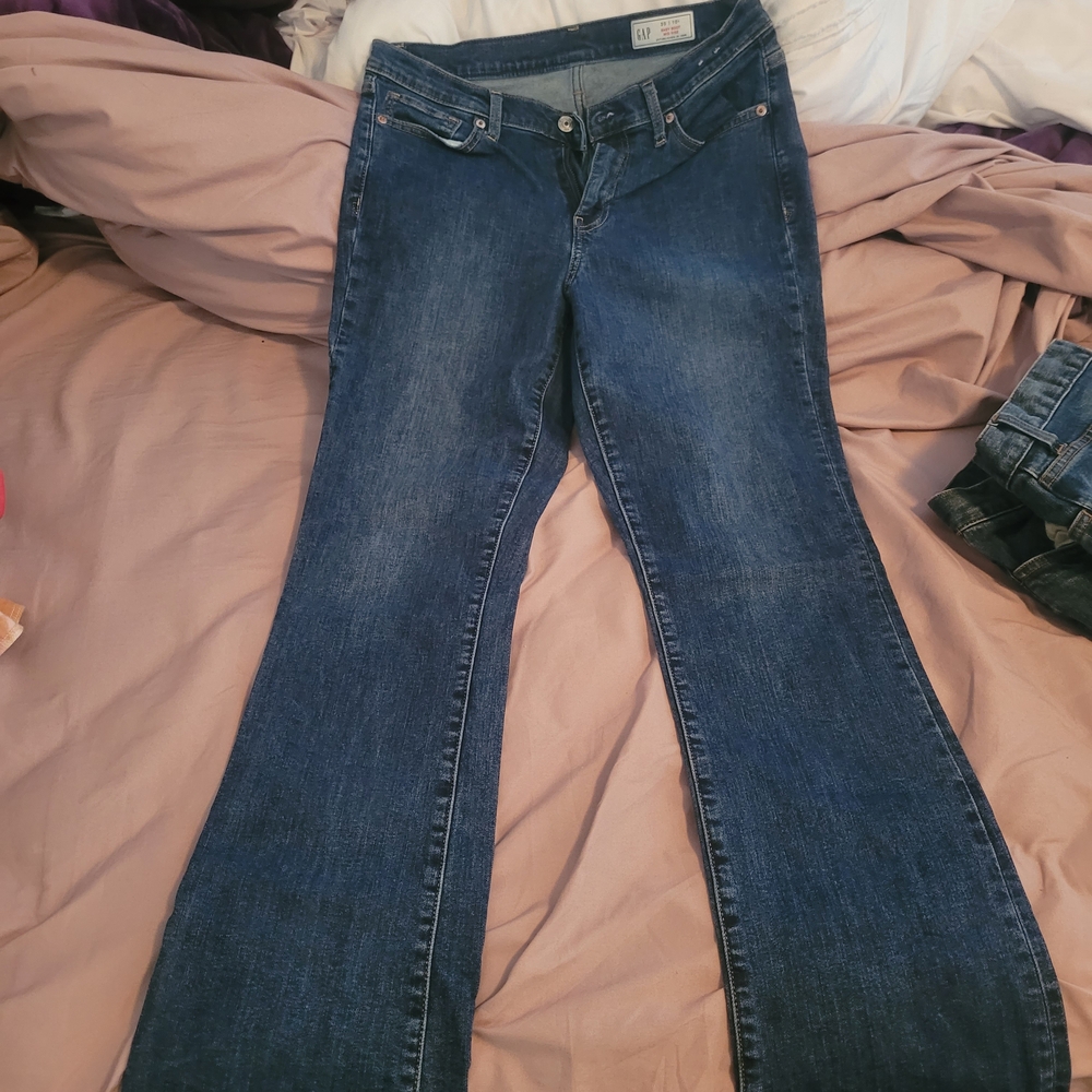 Gap Long Baby Boot Mid Rise Jeans